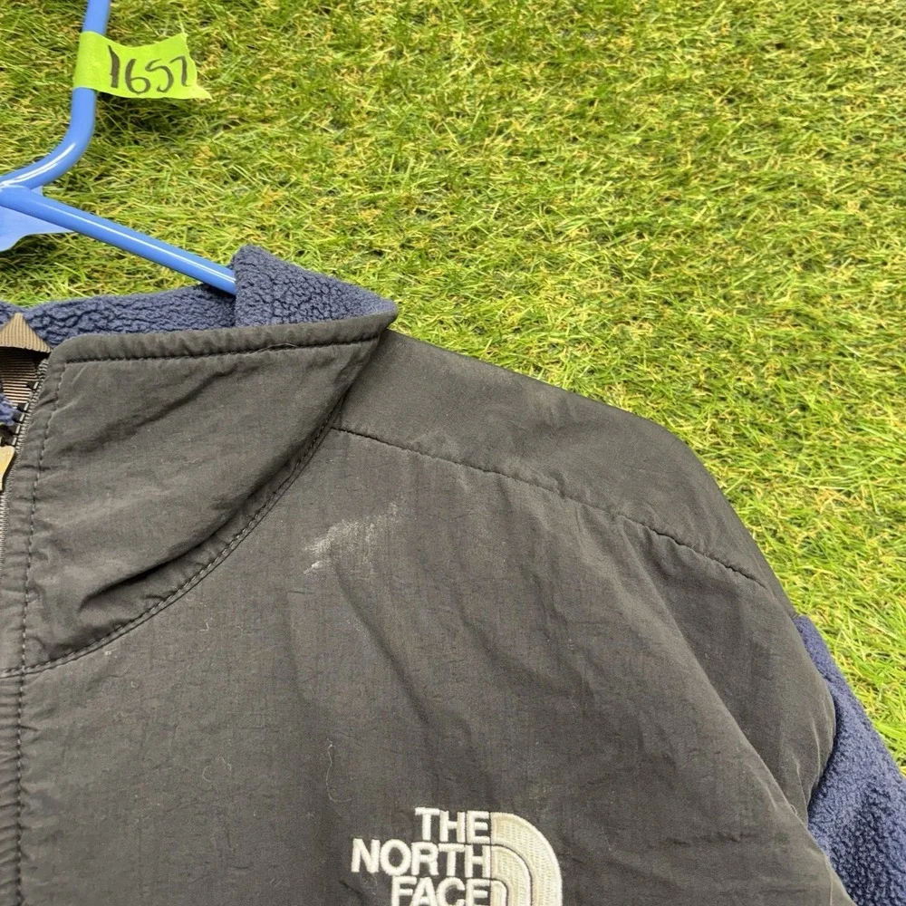The North Face Fleece Denali Jacket Mens Large Zip Up Outdoor Travel Zip Pockets